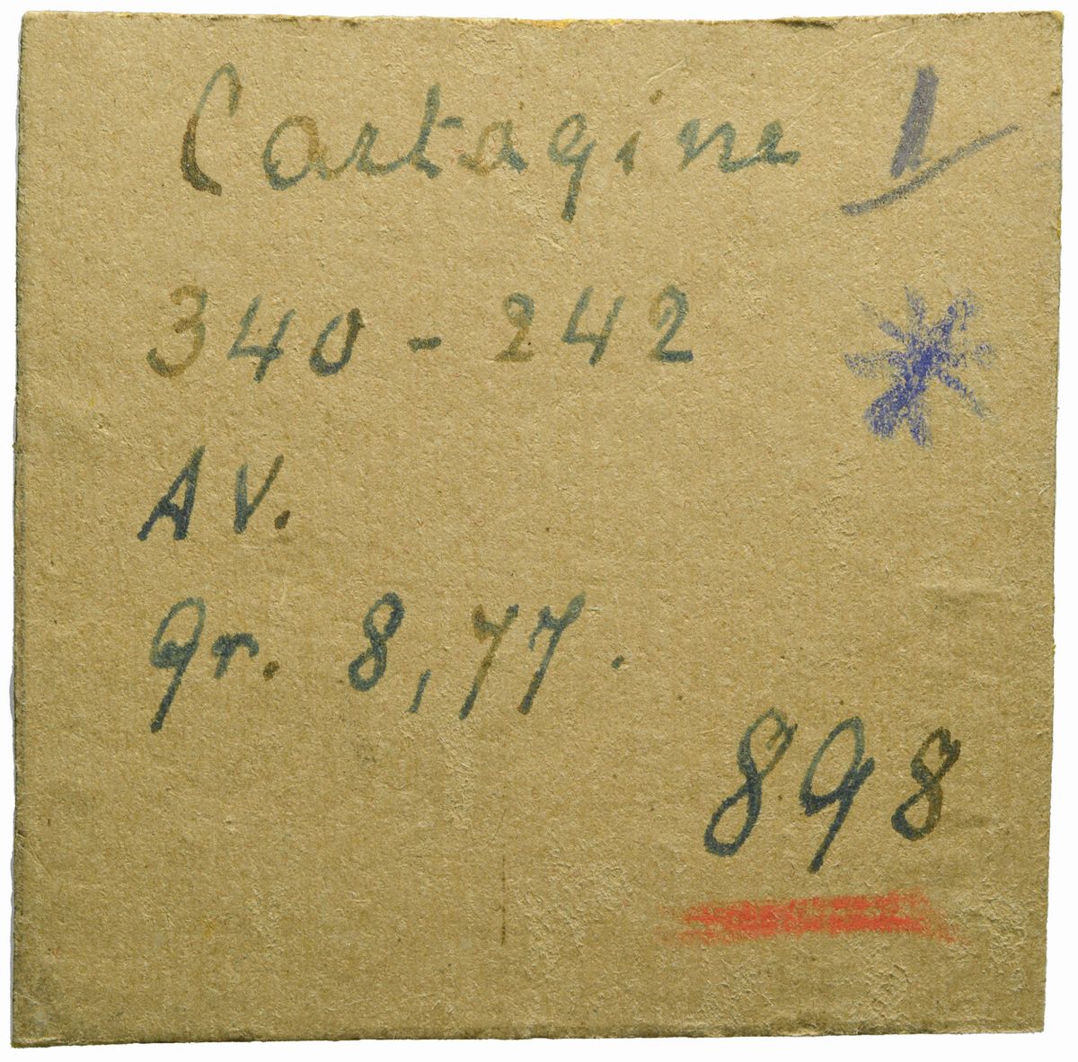 Zeugitana - Cartagine, Shekel, emissione 220-210 a.C. in argento
