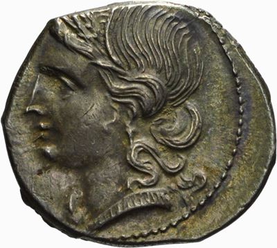 Cartagine, Shekel 1/2, Emissione: 220-210 a.C.