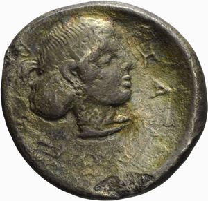 Sicilia  - SEGESTA, DIDRAMMA, Emissione: 480-475 a.C.