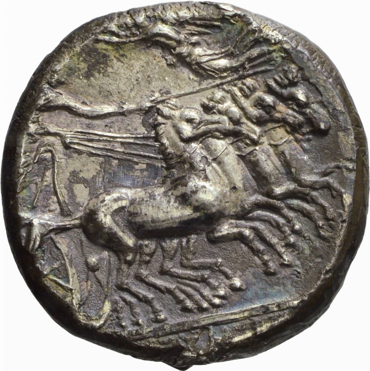 Sicilia, Herakleia Minoa - Sicilia, Tetradracma di Herakleia Minoa, 400 a.C., argento