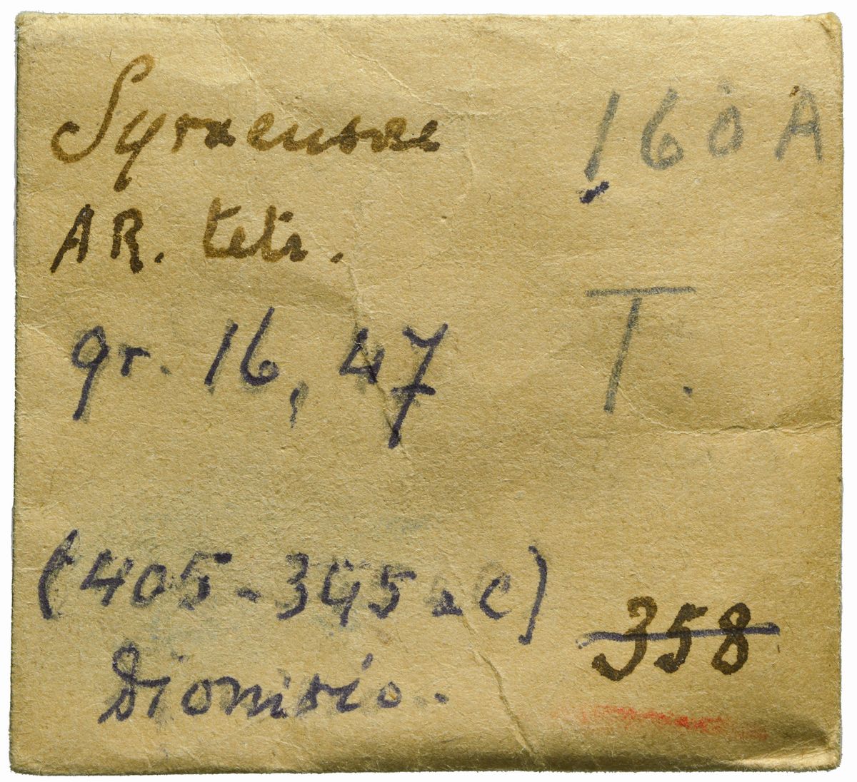 Sicilia - Tetradracma di Siracusa, Emettitore: 405-400 a.C.