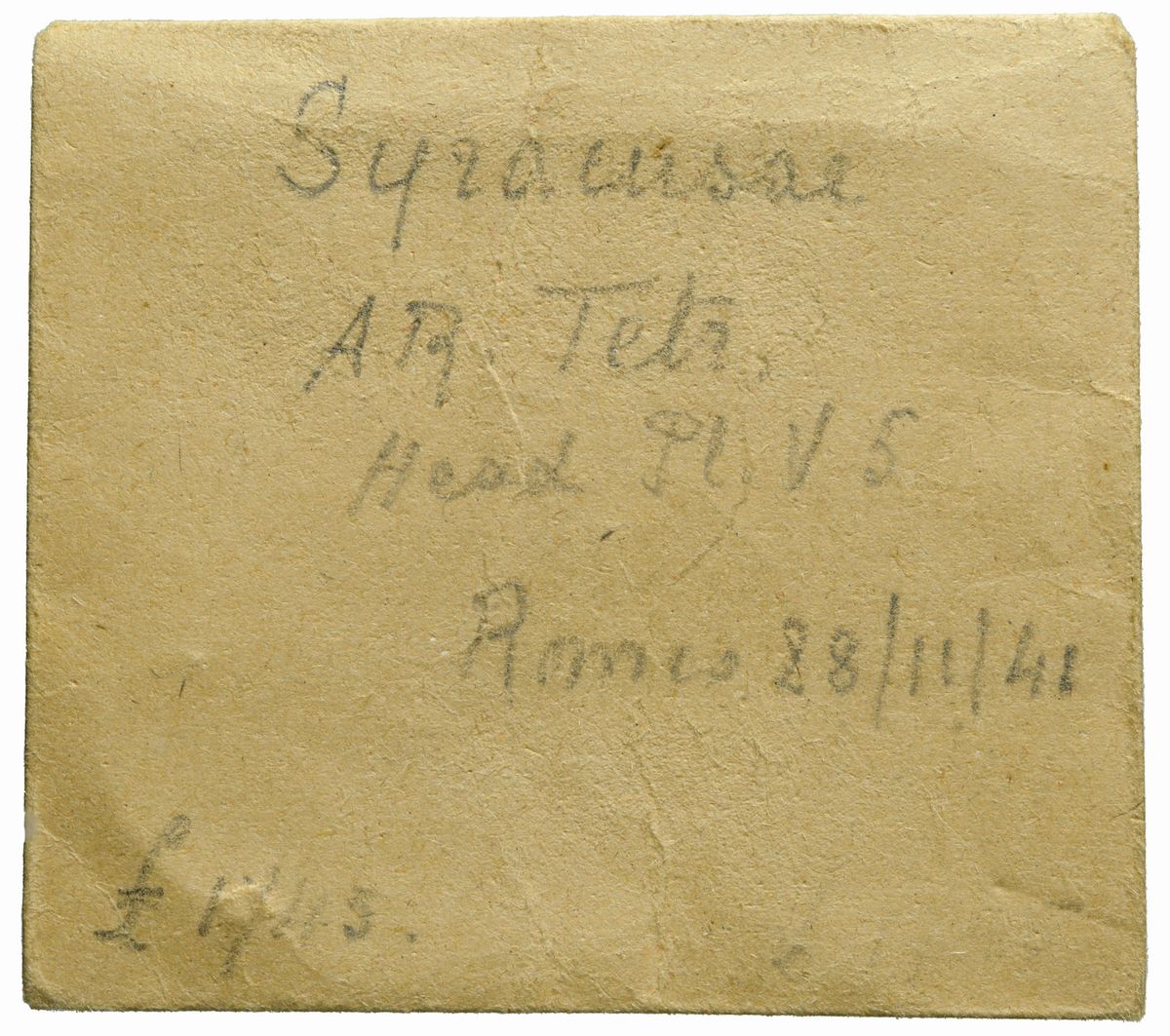 Sicilia - Tetradracma di Siracusa, Emissione: 430-425 a.C.