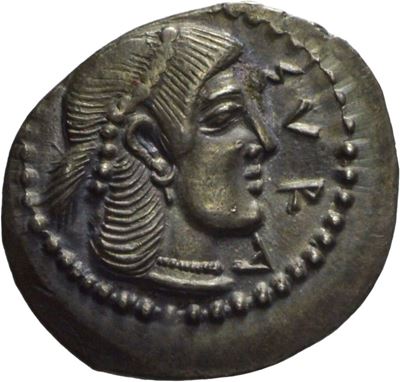 Obo lo di Siracusa, emissione 467-465 a.C.