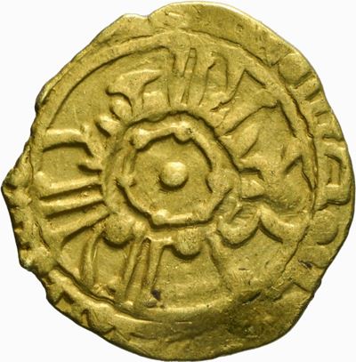 RUGGERO II, 1130-1154, TARI' in metallo dorato