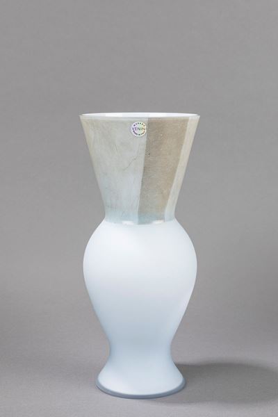 Vaso 'Principe' in vetro opalino