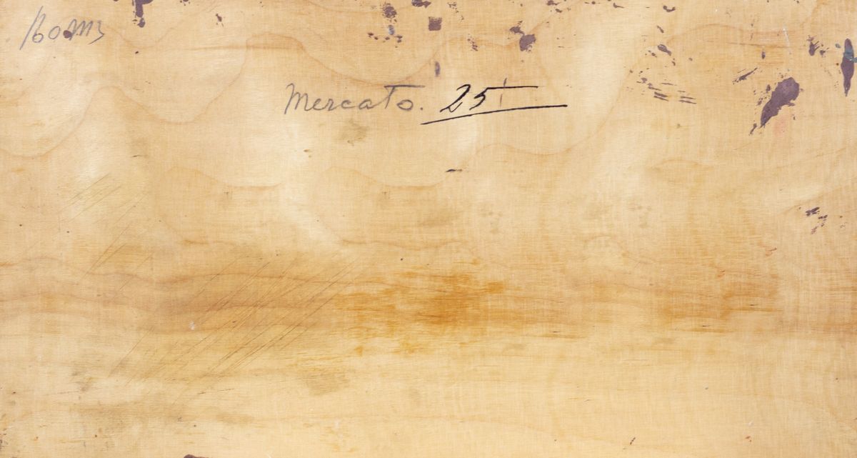 Attribuito a Alessio Issupoff (vjatka 1889-roma 1957) - "mercato"