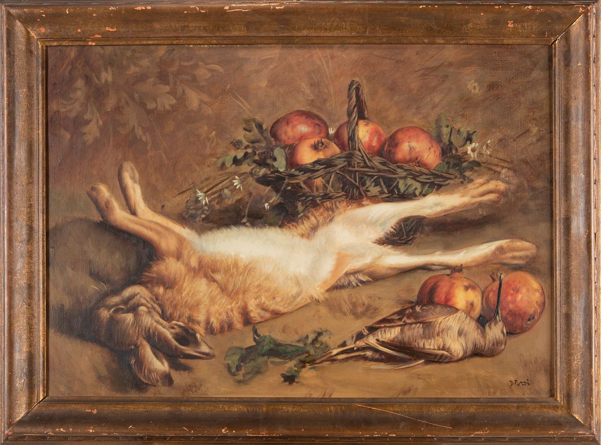 Donnino Pozzi - Cacciagione con Melograni