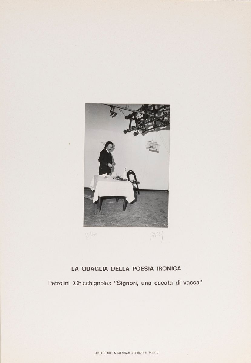 Stanislao Pacus - La quaglia della poesia ironica - Petrolini (Chicchignola): 'Signori, una cacat...