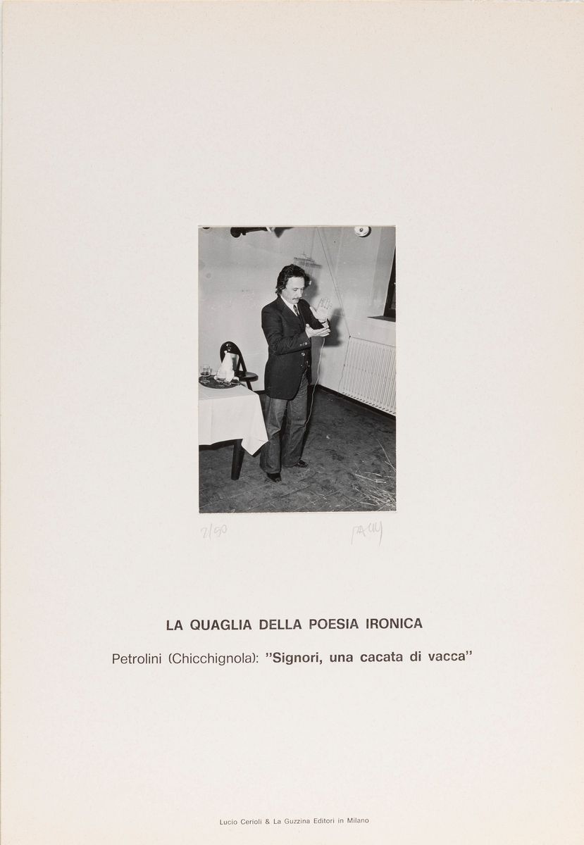 Stanislao Pacus - La quaglia della poesia ironica - Petrolini (Chicchignola): 'Signori, una cacat...