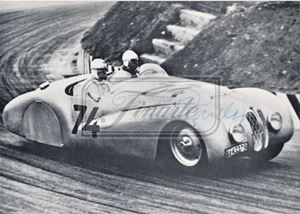 Photo-postcard autographed by Adolf Brudes