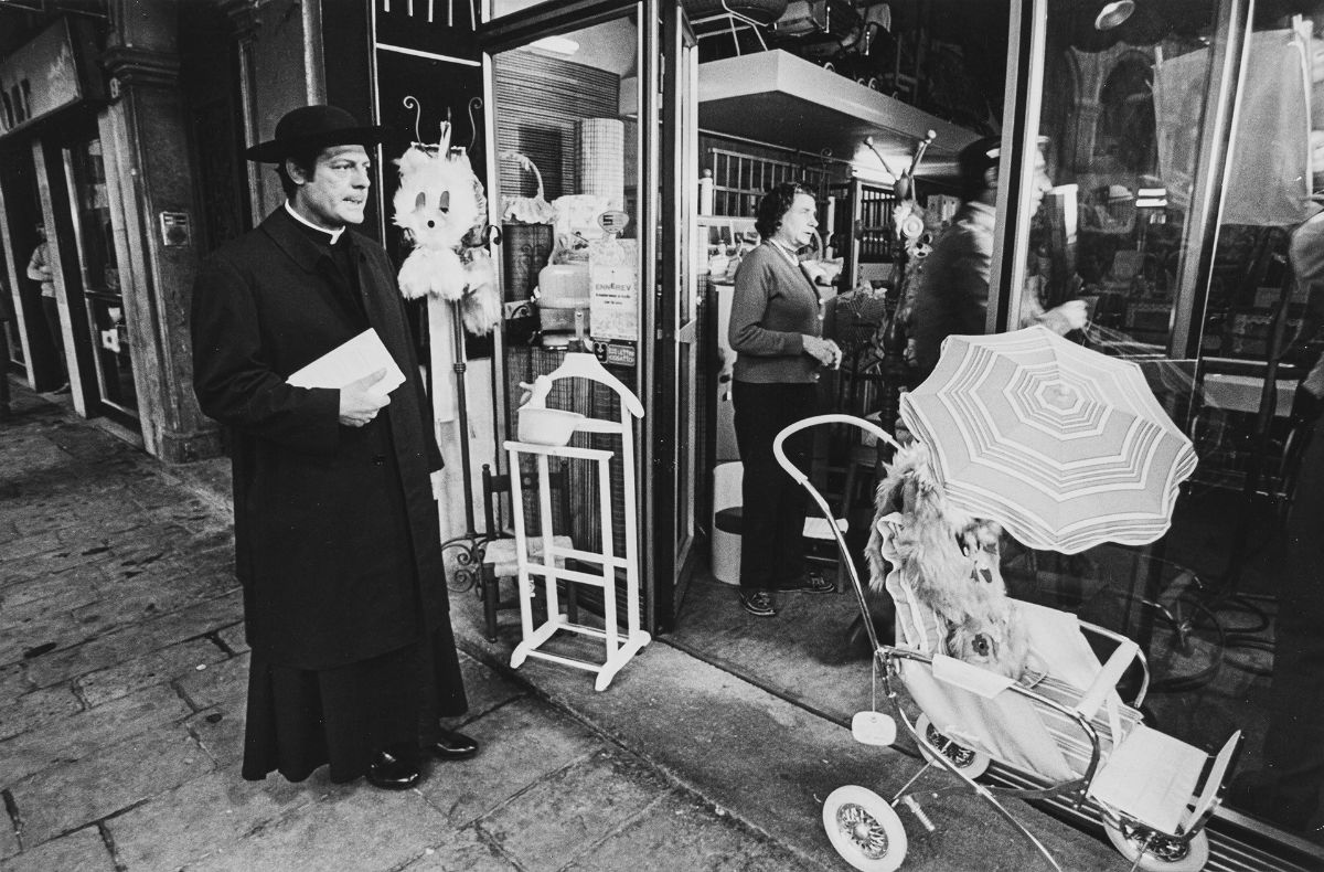 Tazio Secchiaroli - Sophia Loren e Marcello Mastroianni in "la Moglie del Prete"