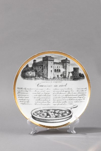 Specialità Torinesi, ceramica decorata a serigrafia, circa 1960