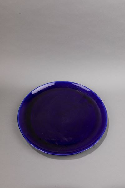 Grande piatto in ceramica smaltata