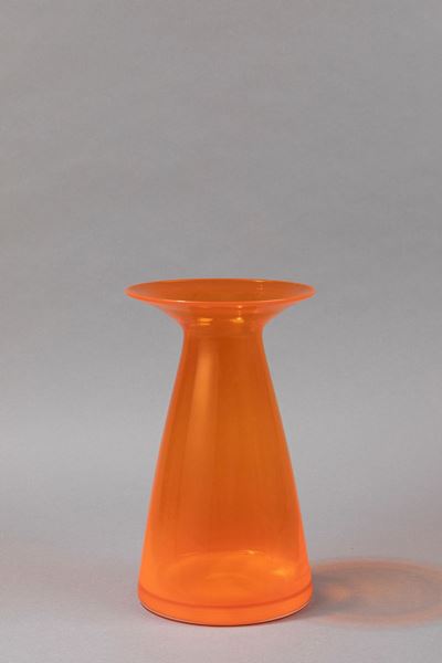 Vaso in vetro soffiato di Murano