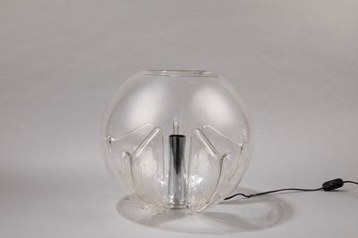 Ninfea, lampada da tavolo in vetro soffiato