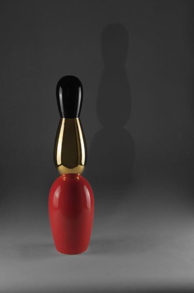 Opistodomo, ceramica, h 72 cm x diam 18 cm, edizione limitata