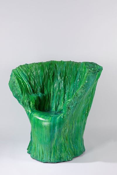 Green, poltrona in poliuretano e PVC, 2012, edizione limitata