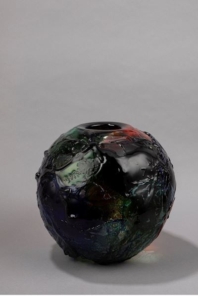 Geacolor - Vaso in vetro soffiato, diametro 31 cm, 1995