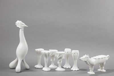 Set composizione in ceramica, 1985