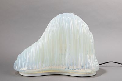 Iceberg in vetro e metallo verniciato