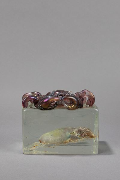 Gino Cenedese, Scultura in vetro sommerso - pezzo unico del 1948