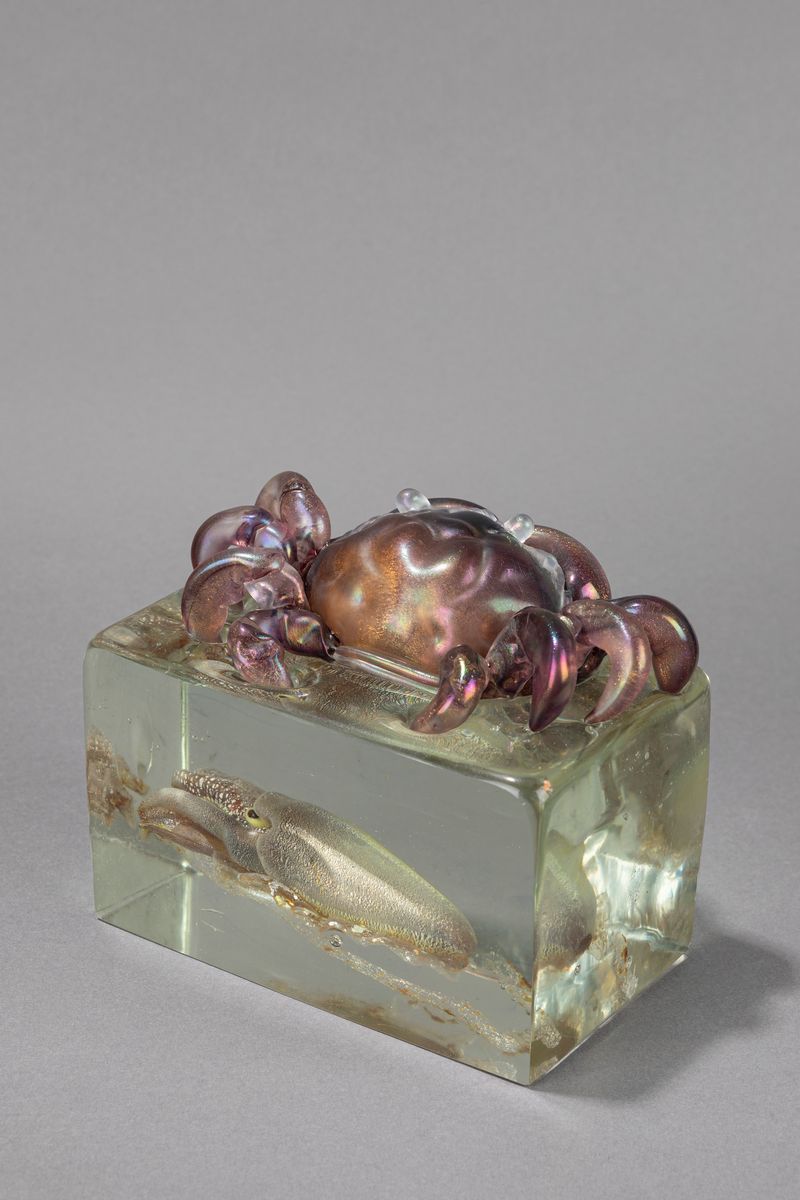 Gino Cenedese, Scultura in vetro sommerso - pezzo unico del 1948