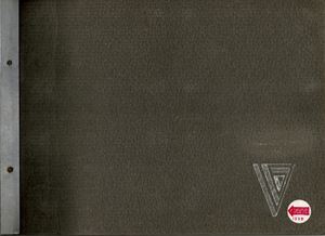 Album with 16 photographs of cars participating at the XII Mille Miglia, 1938