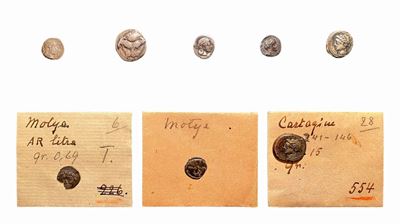 Monete greche e magno-greche, Lotto di 8 monete in argento