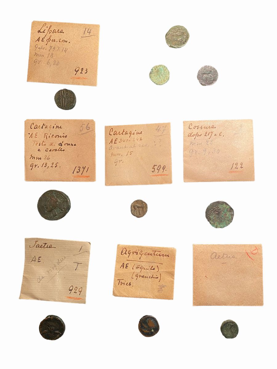 Monete del mondo greco e magno greco, Lotto di 10 esemplari in bronzo