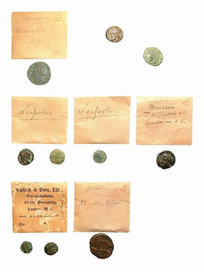 Lotto di 10 monete in bronzo, Grecia e Magno Greci (Himera, Neapolis, Messana)