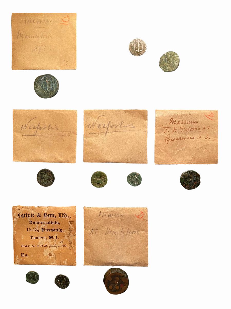 Lotto di 10 monete in bronzo, Grecia e Magno Greci (Himera, Neapolis, Messana)