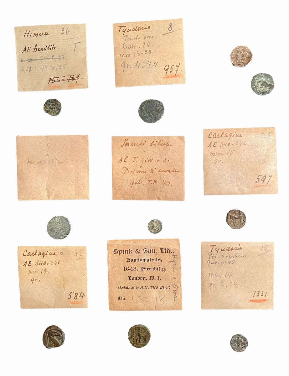 Lotto di 10 Monete in Bronzo del Mondo Greco e Magno Greco - Con bustine di collezione