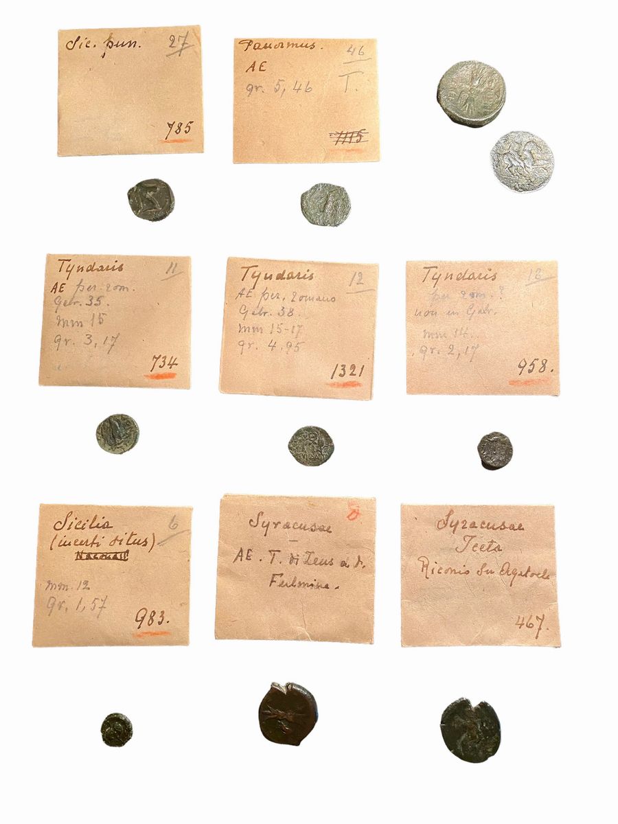 Lotto di 10 Monete in Bronzo del Mondo Greco e Magno Greco - Lotto di 10 monete in bronzo, Mondo ...