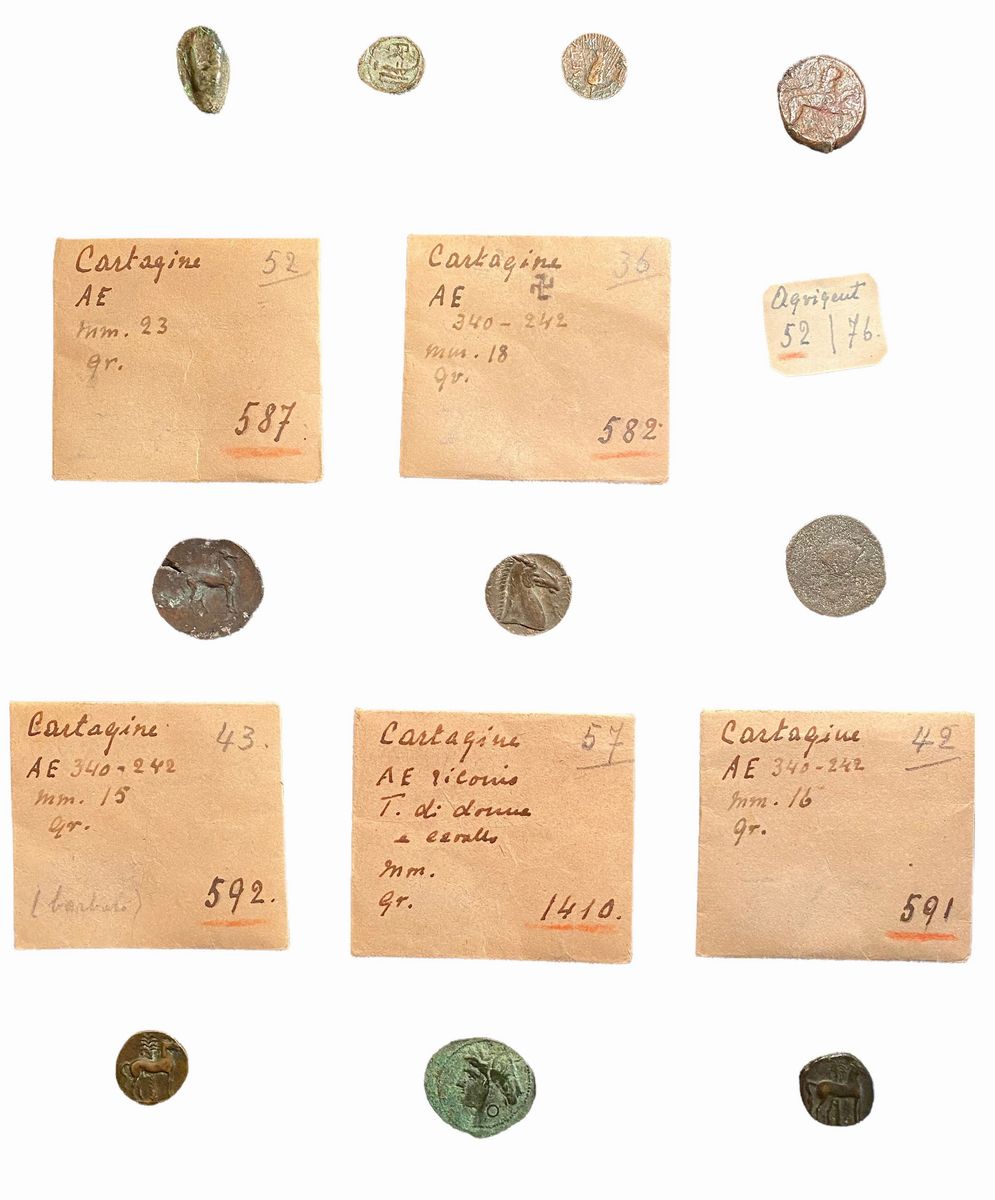Lotto di 10 Monete in Bronzo del Mondo Greco e Magno Greco - Monete in bronzo del mondo greco e m...