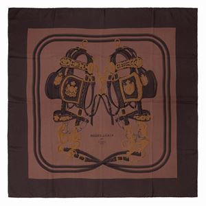 Brides de Gala silk twill scarf 