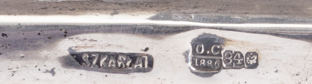 Candeliere in Argento, Russia Secolo XIX
