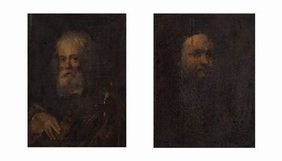 Autoritratto; e Ritratto di Vecchio
