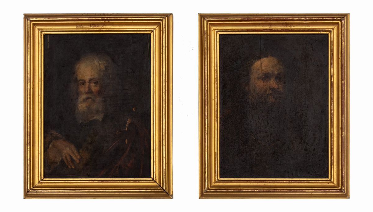 Da Rembrandt - Autoritratto; e Ritratto di Vecchio