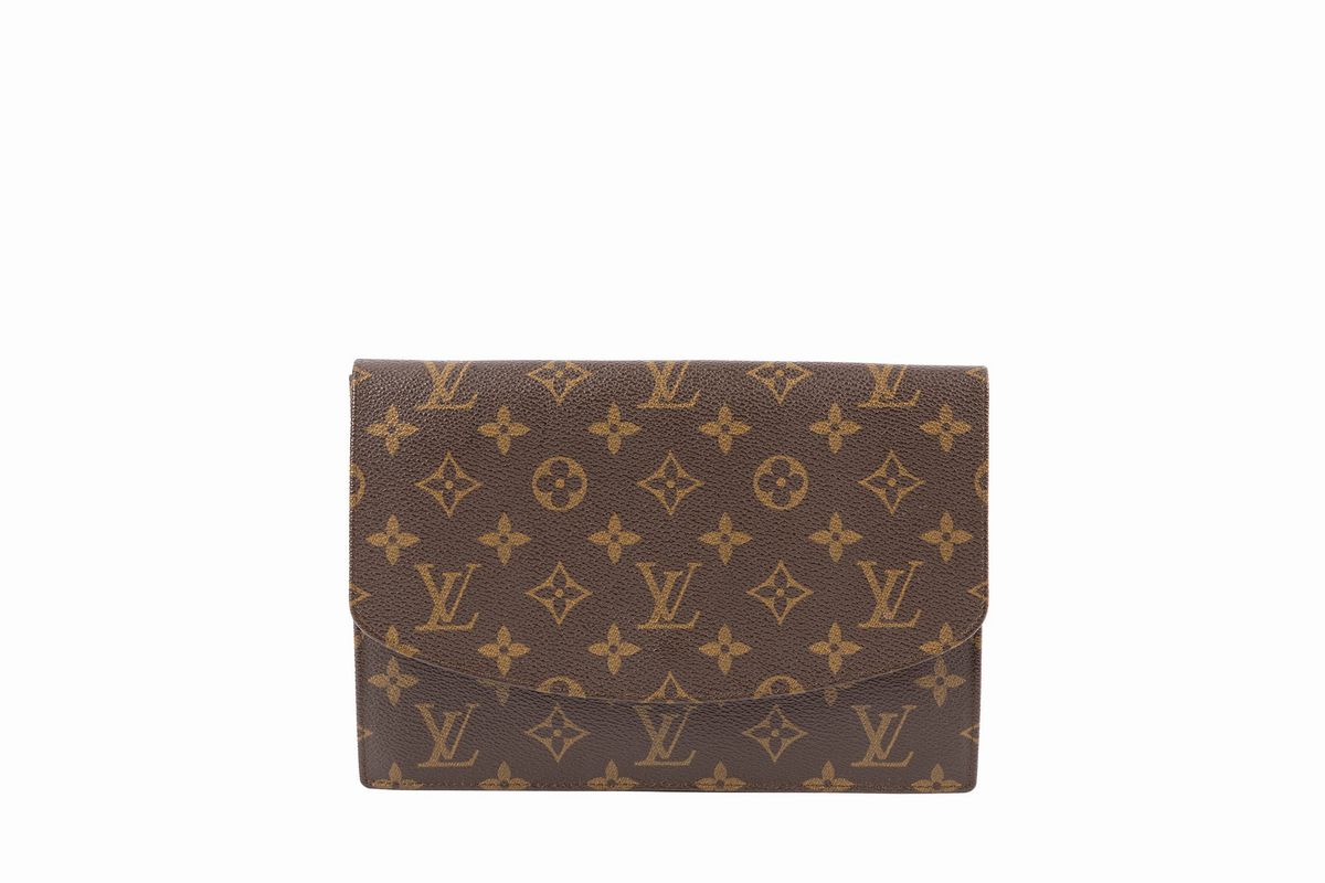 Louis Vuitton - Borsa pochette in tela monogram con interno in pelle