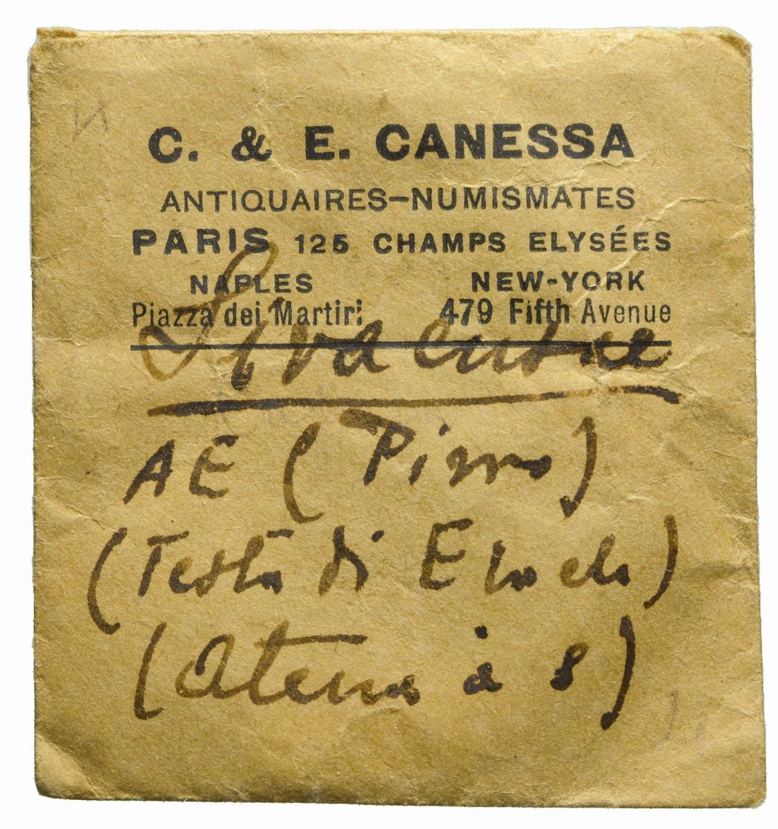 BRETTII, Moneta in bronzo, Emissione: 215-205 a.C.