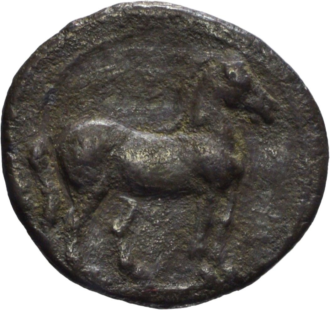 Zeugitana - Cartagine, Shekel 1/4, Emissione: 220-210 a.C., Argento