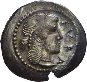 Sicilia  - SIRACUSA, OBOLO, Emissione: 467-465 a.C.