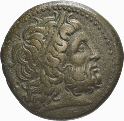 Regno Tolemaico, Tolemaeo II Philadelpho, Moneta in bronzo, Emissione: 285-246 a.C.