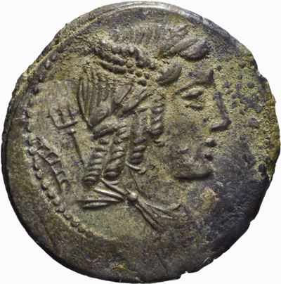 Gens Iulia, Denario, emissione 85 a.C., Zecca di Roma, AR