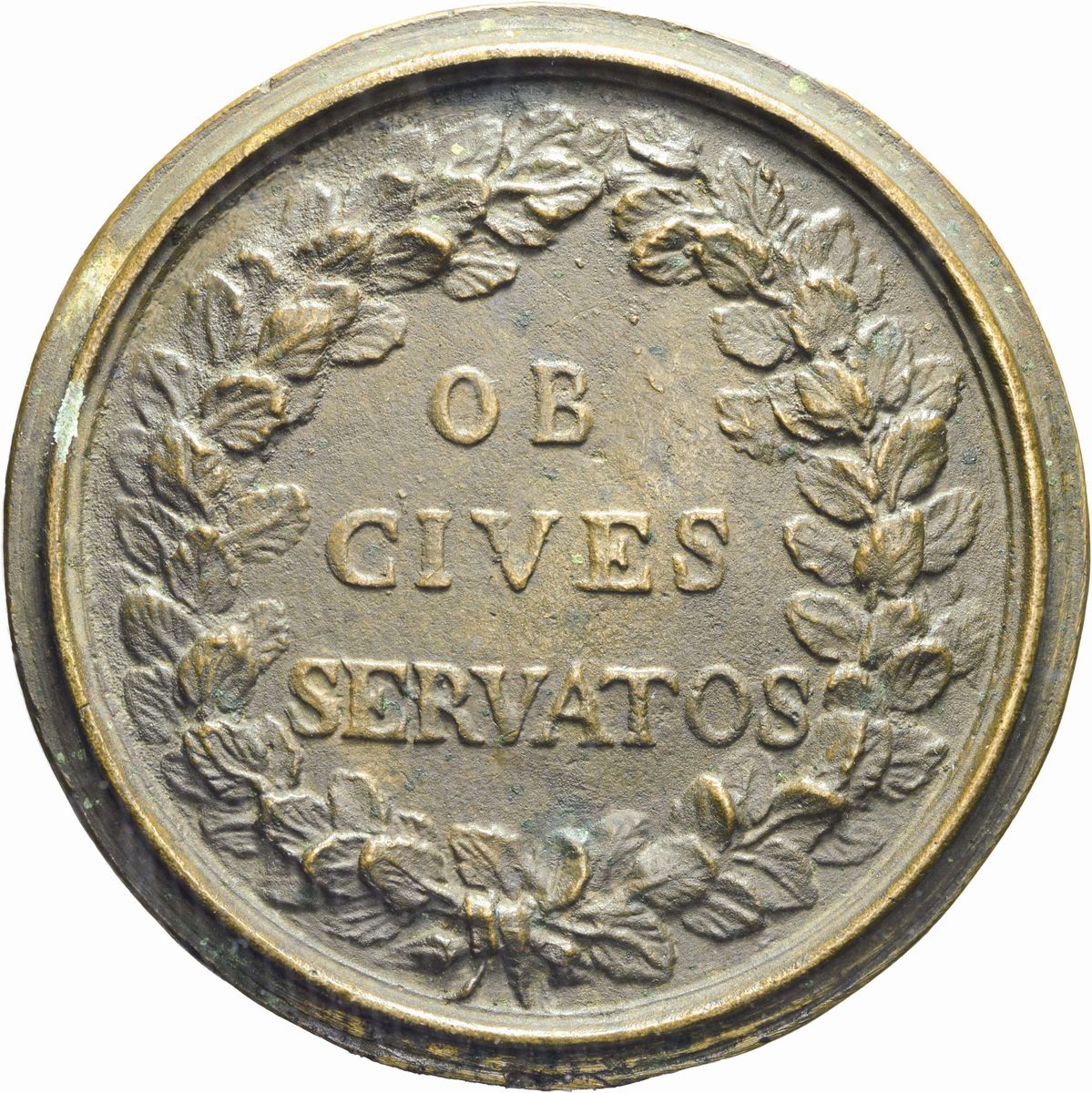 Italia - Giovanni Zanobio Weber, Medaglia commemorativa con busto
