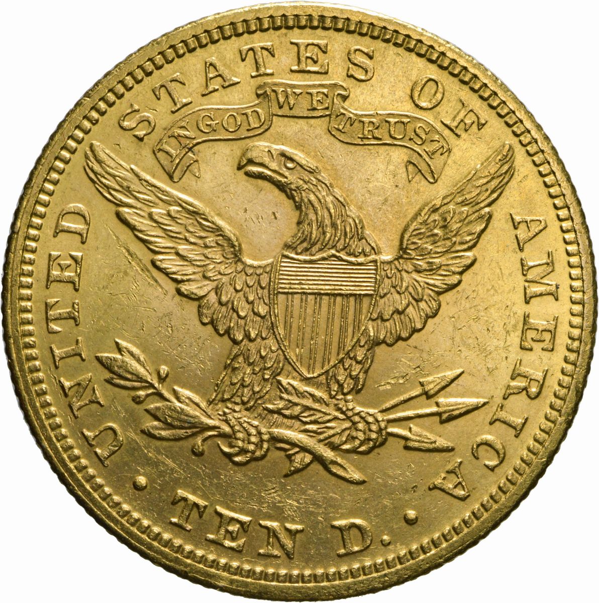 Stati Uniti D'america - Moneta da 10 Dollari, 1899, Oro, 16,36 g, Diametro 27,07 mm
