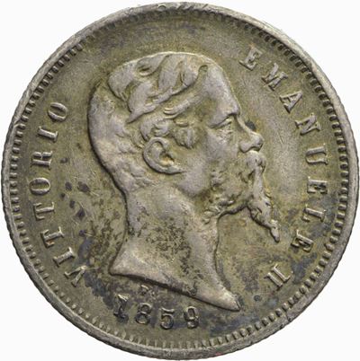 Vittorio Emanuele II, Re eletto, 1859, 50 Centesimi
