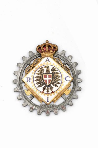 Placca in Metallo e Smalti, Raci, Anni '20-'30 del Novecento