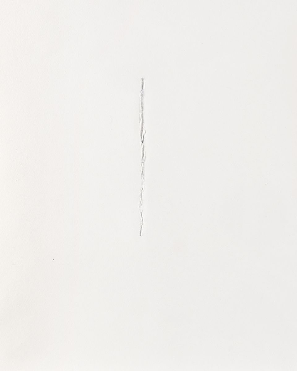 Lucio Fontana - Concetto spaziale, litografia con incisione