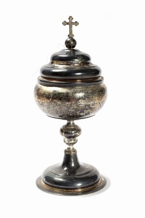 Silver pyx, 19th century